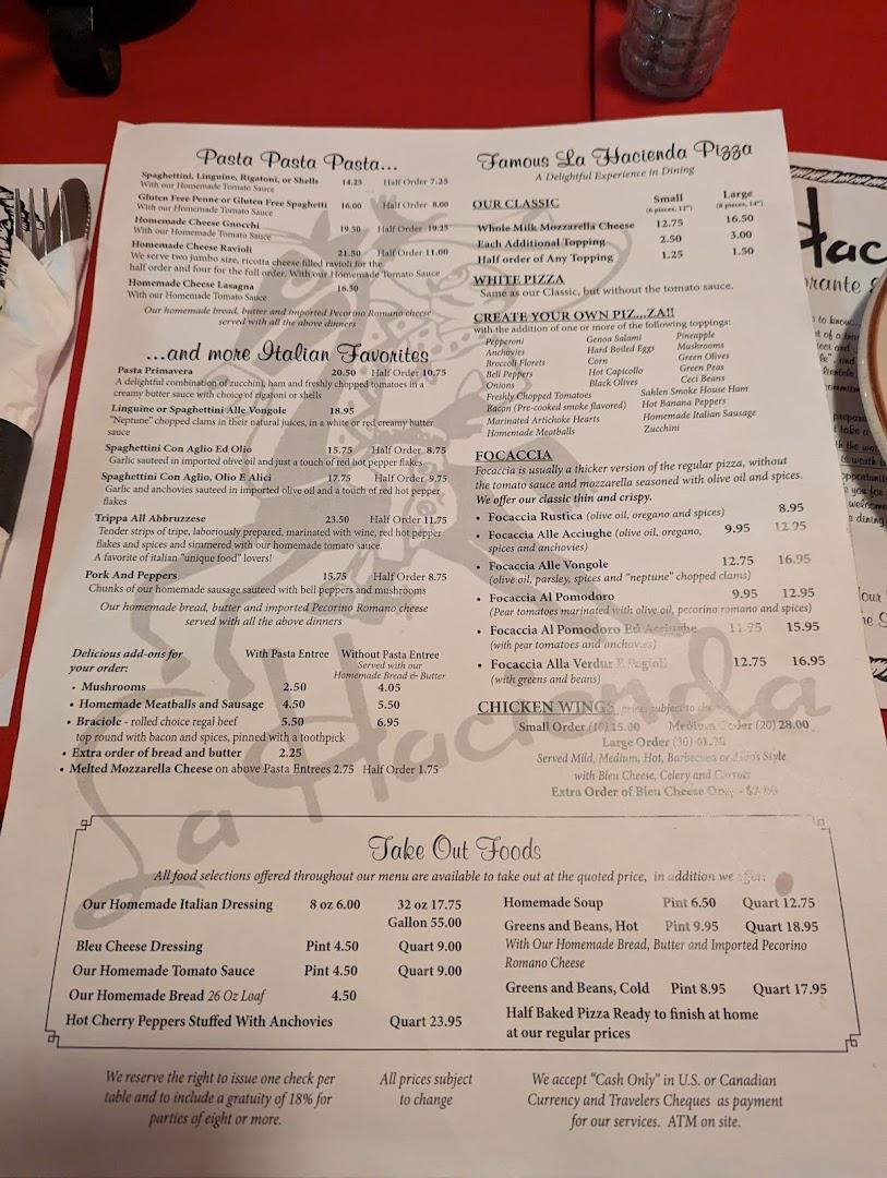 La Hacienda Ristorante and Pizzeria
